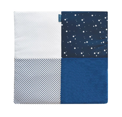 TAPIS DOUILLET, BLEU, 100X100CM
