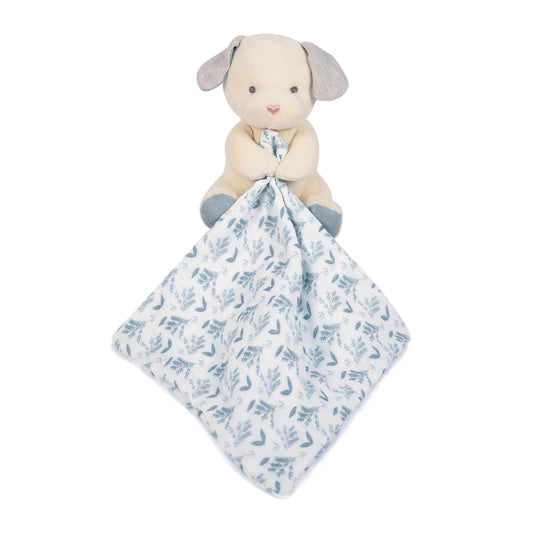 CANE BIOLOGICO CON PELUCHE, BLU, 15 CM