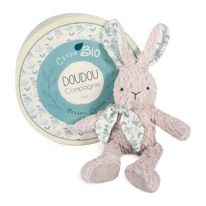 LAPIN BIOLOGIQUE, GRIS, 25 CM