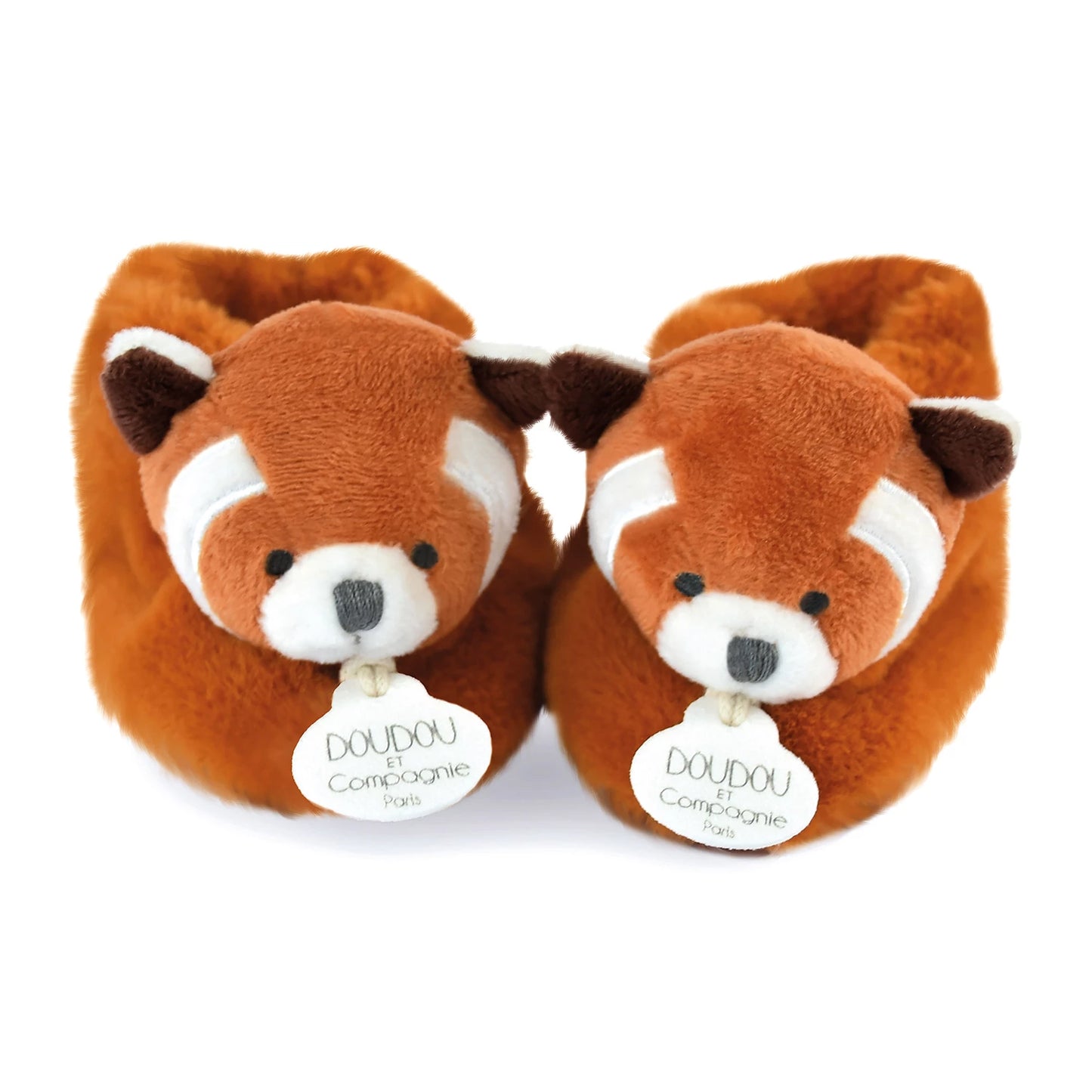 CHAUSSONS UNICEF AVEC HOCHET, PANDA ROUX 0-6M