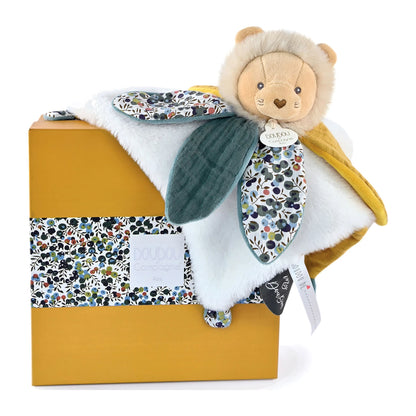 PELUCHE LION FLEUR 27CM
