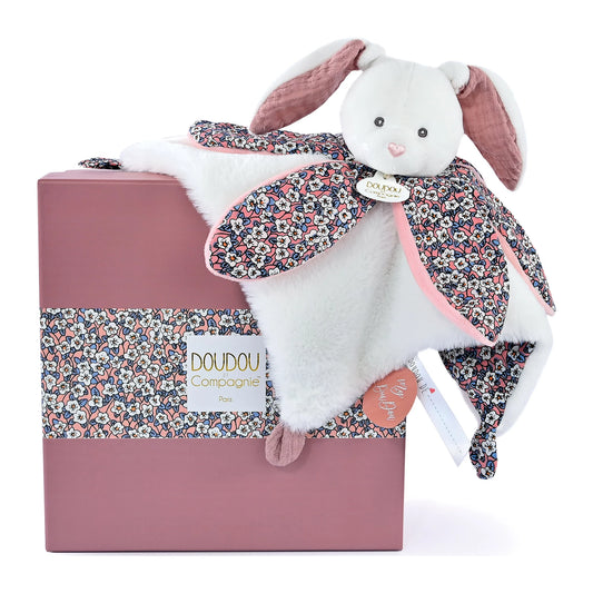 PELUCHE CONIGLIO FIORE 27CM