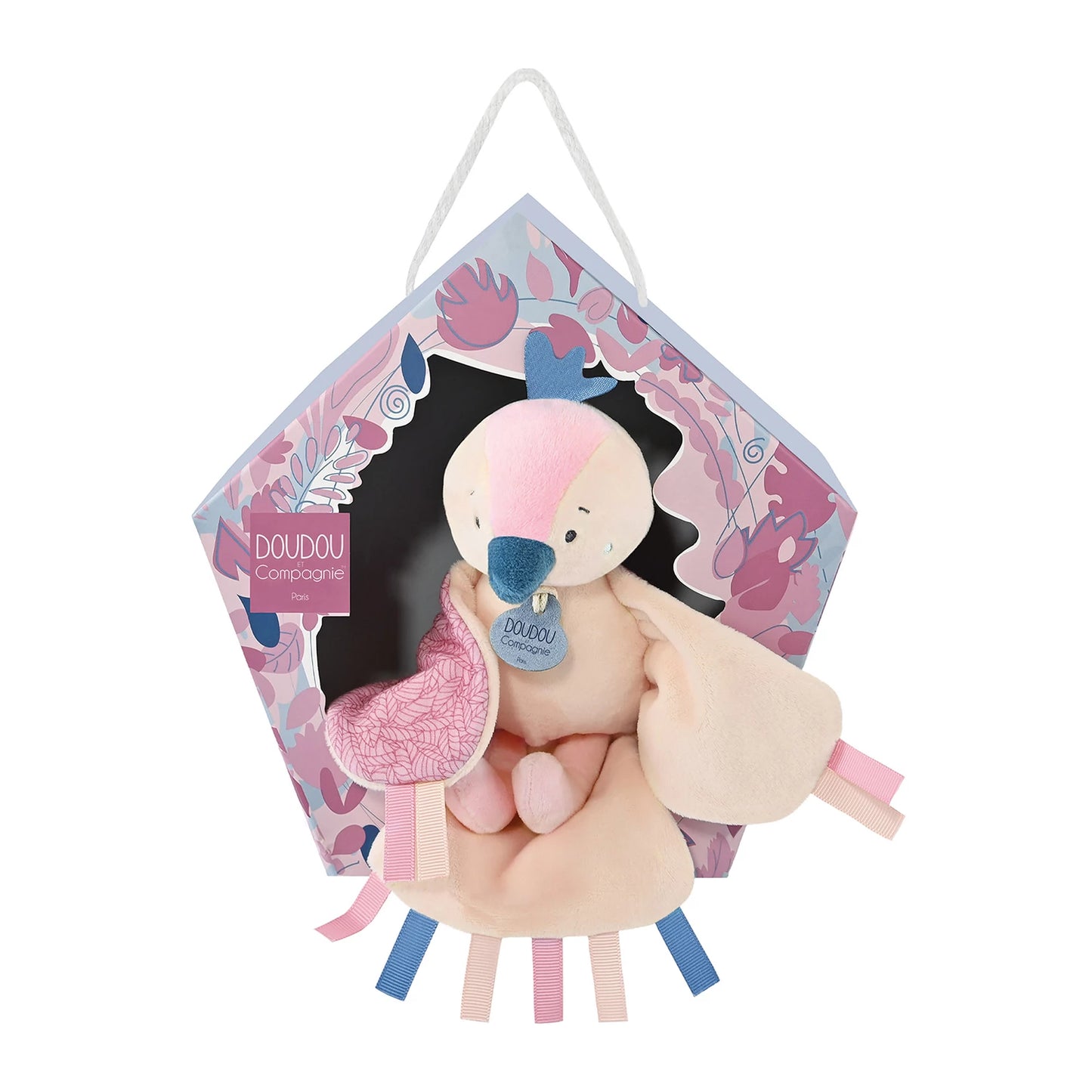 OISEAU CUI-CUI ROSE (AVEC GAZOUILLEMENT) 22 CM