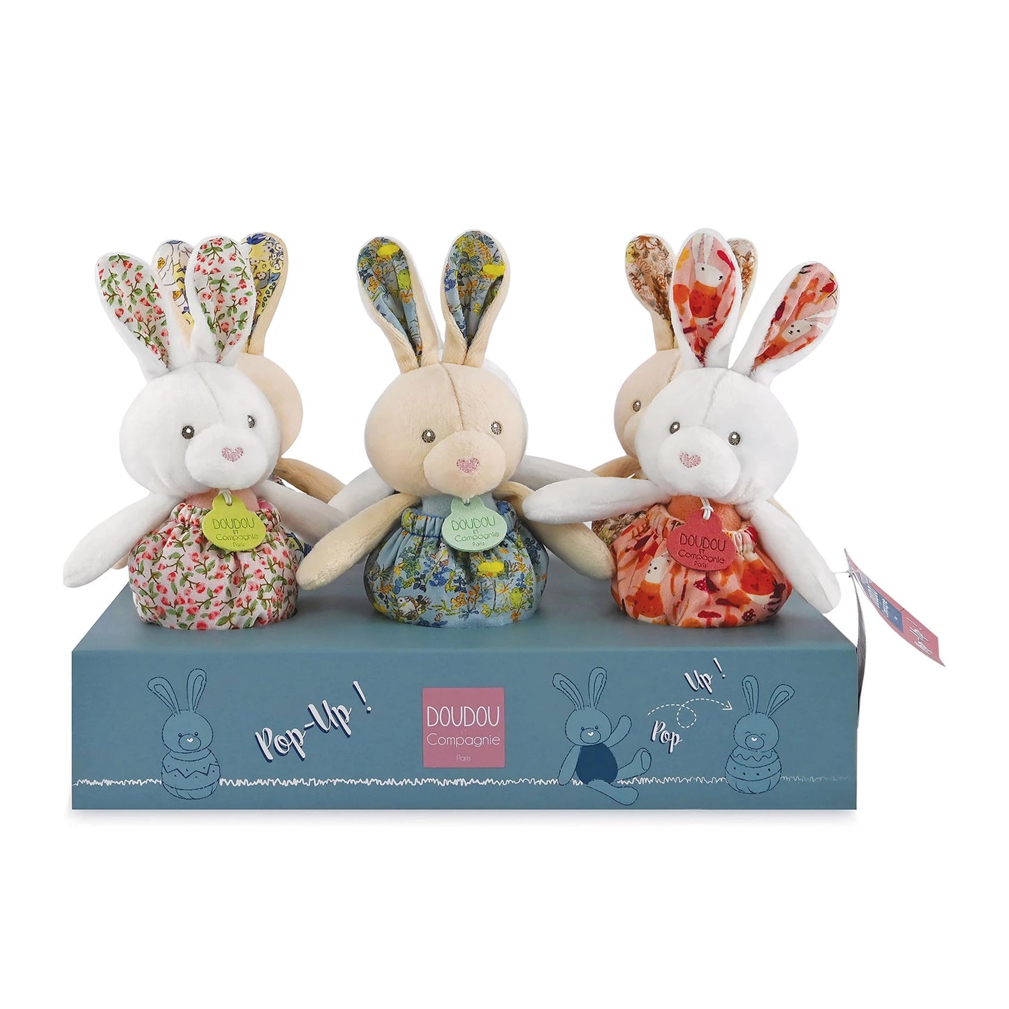 LAPIN POP-UP 20CM 6X1ASS