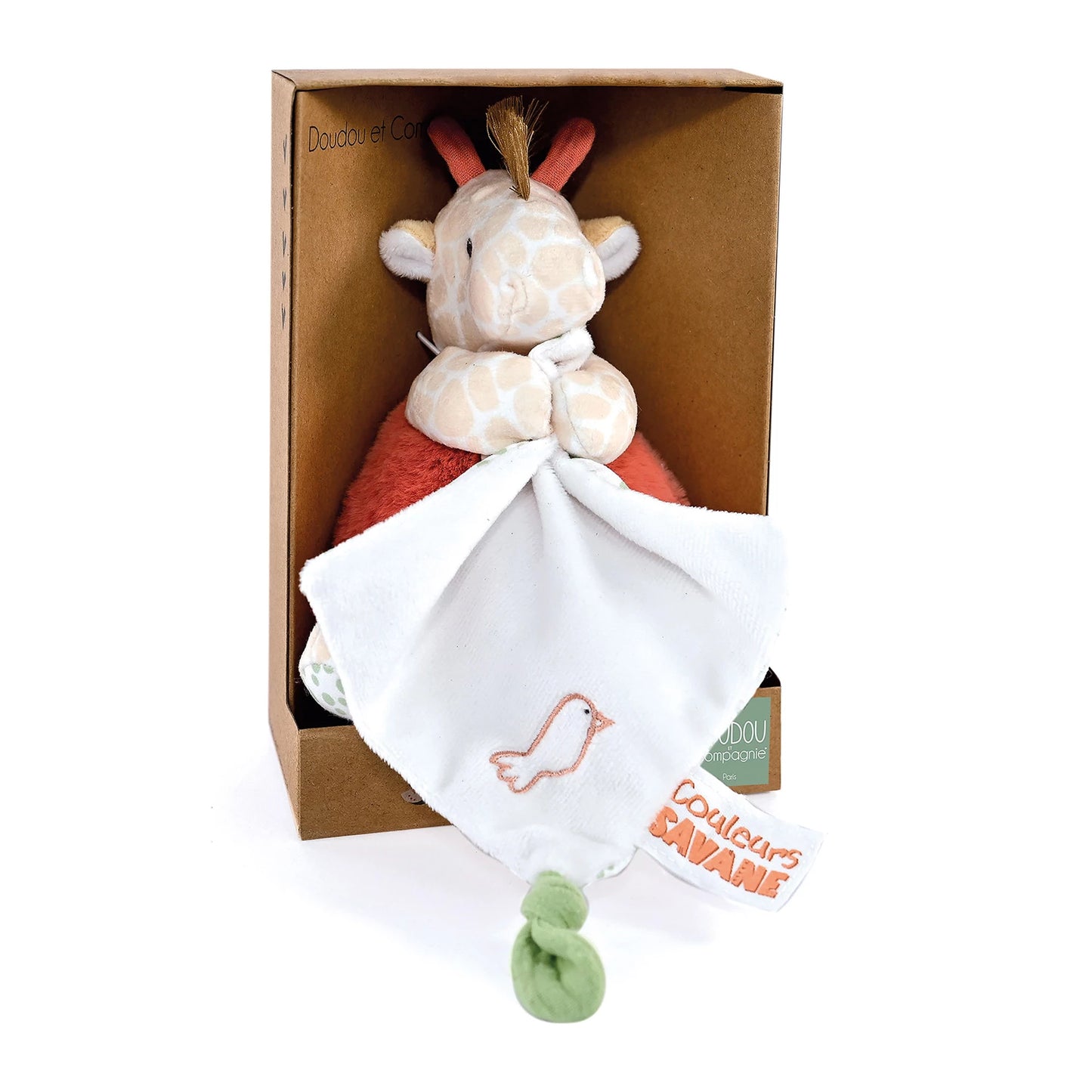 GIRAFE AVEC PELUCHE 15CM