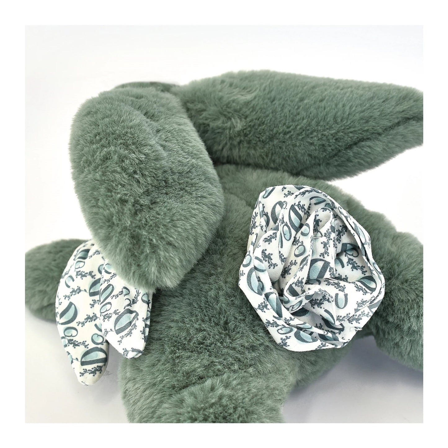 LAPIN PENDANT, VERT SAUGE, 25 CM