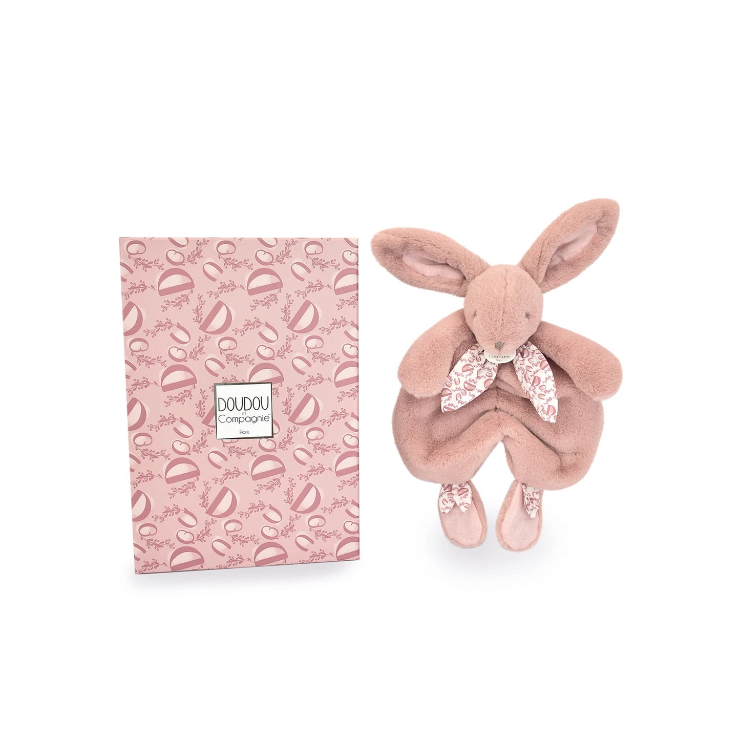 LAPIN EN PELUCHE, ROSE, 29 CM