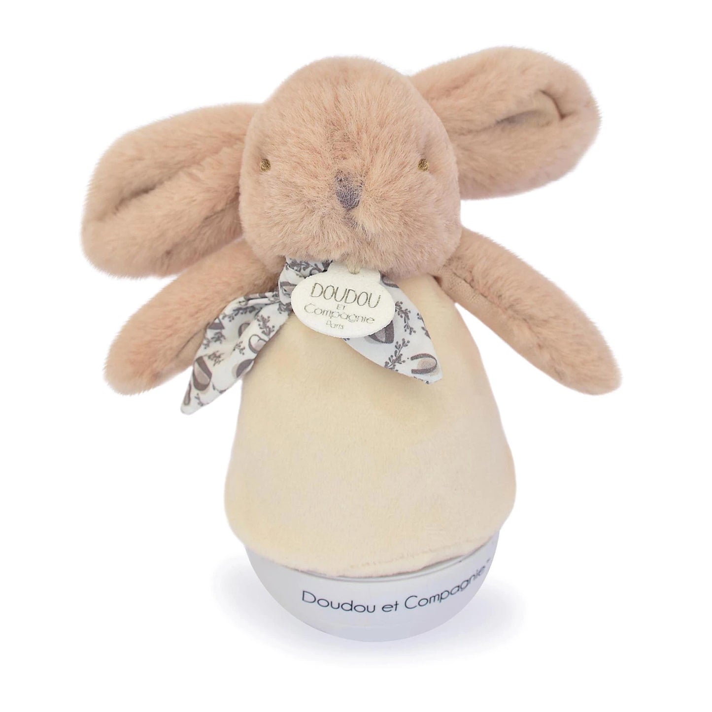VEILLEUSE MUSICALE LAPIN BEIGE 16 CM
