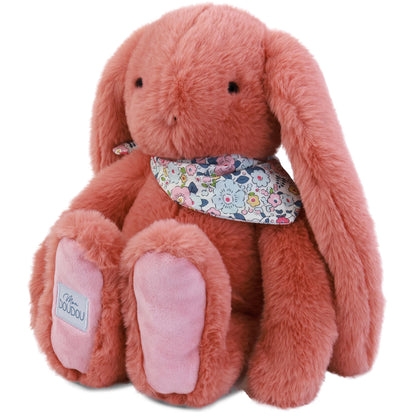LAPIN FLEURETTE EN TERRE CUITE 35 CM