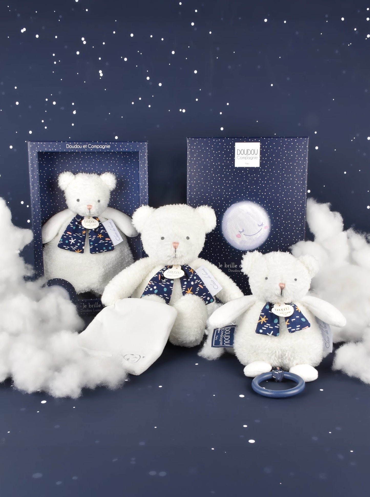 OURS EN PELUCHE MUSICAL, PHOSPHORESCENT, 17 CM