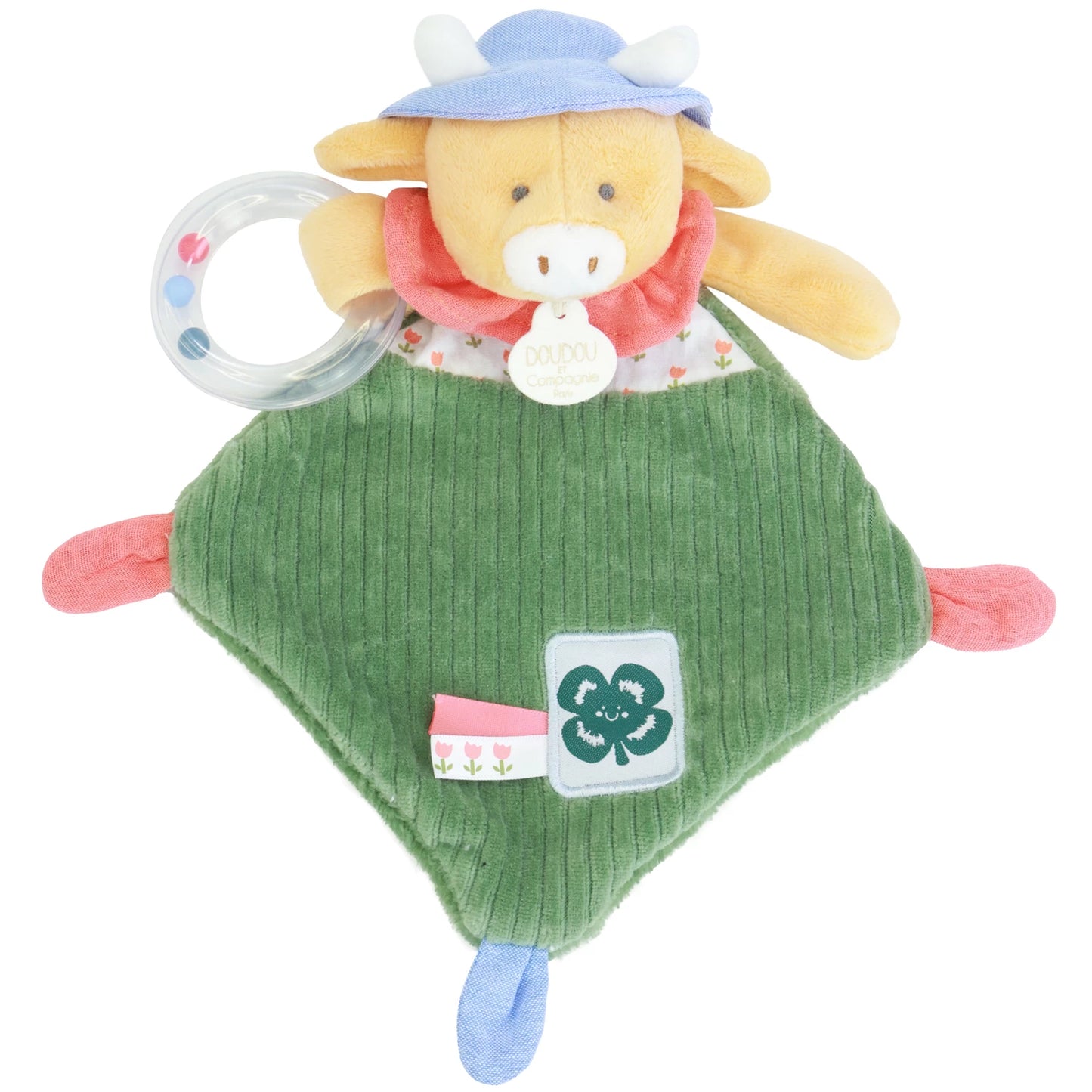 PELUCHE VACHE ANETH AVEC HOCET 21 CM