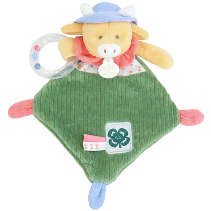 PELUCHE VACHE ANETH AVEC HOCET 21 CM