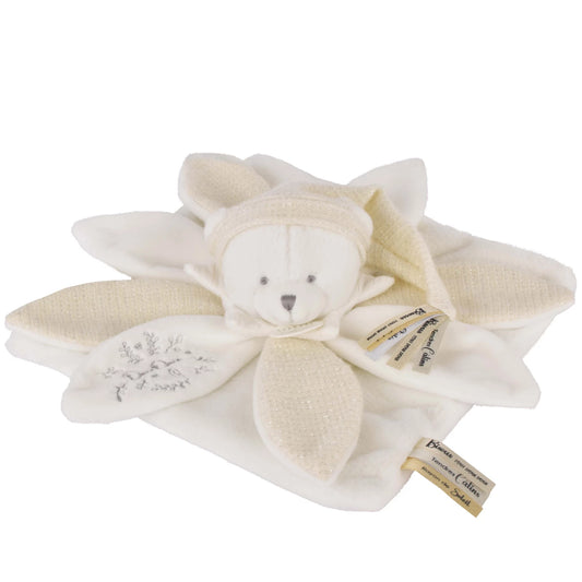 PELUCHE ORSETTO FIORE ORO 25CM