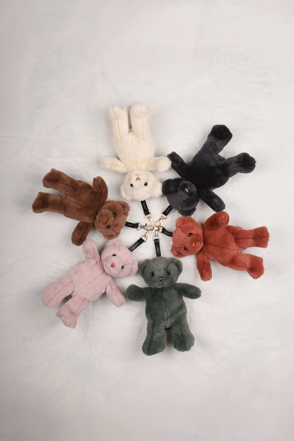 PORTE-CLÉS OURS, IVOIRE, 20 CM