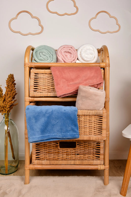 COPERTA 70X100CM TERRACOTTA