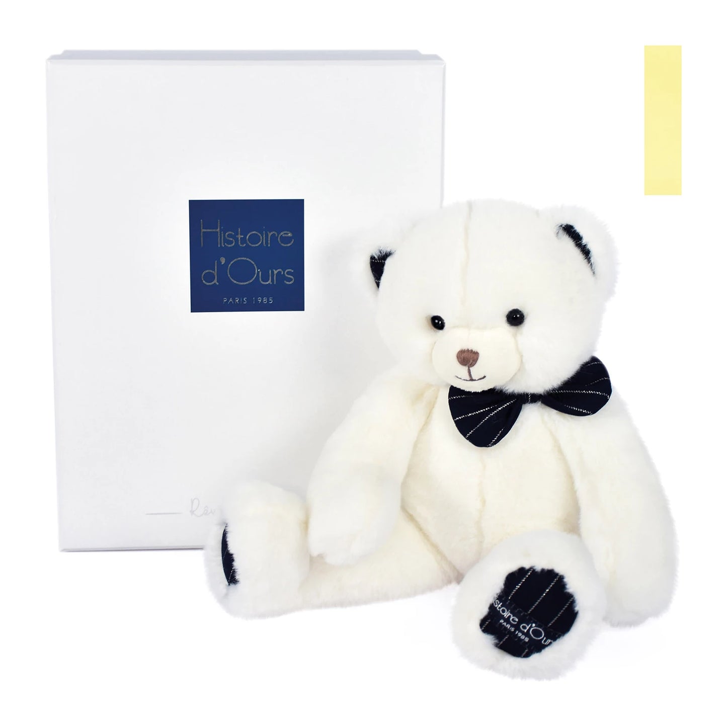 OURSON PREPPY CHIC, IVOIRE 30 CM