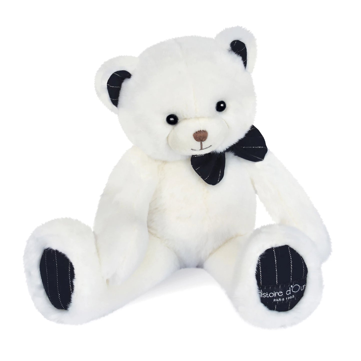 OURSON PREPPY CHIC, IVOIRE 30 CM