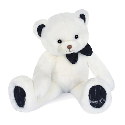 OURSON PREPPY CHIC, IVOIRE 30 CM