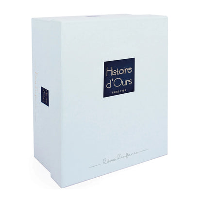 OURSON PREPPY CHIC, IVOIRE, 40 CM