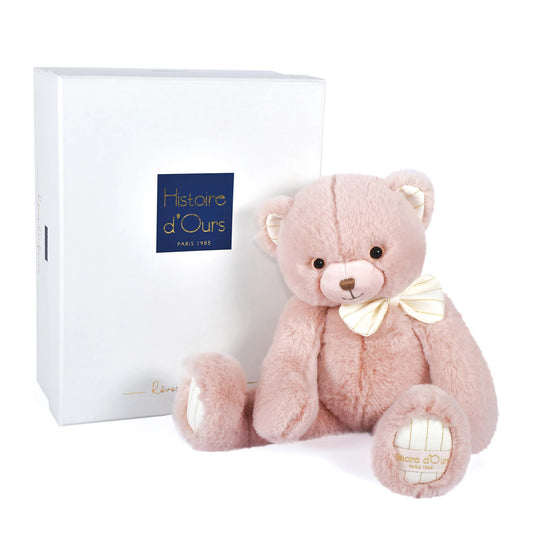 ORSETTO PREPPY CHIC, ROSA 30 CM