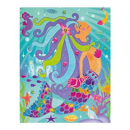 IMAGES DE SIRÈNES AVEC DU SABLE ET DU PAPIER D'ALUMINIUM