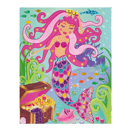 IMAGES DE SIRÈNES AVEC DU SABLE ET DU PAPIER D'ALUMINIUM