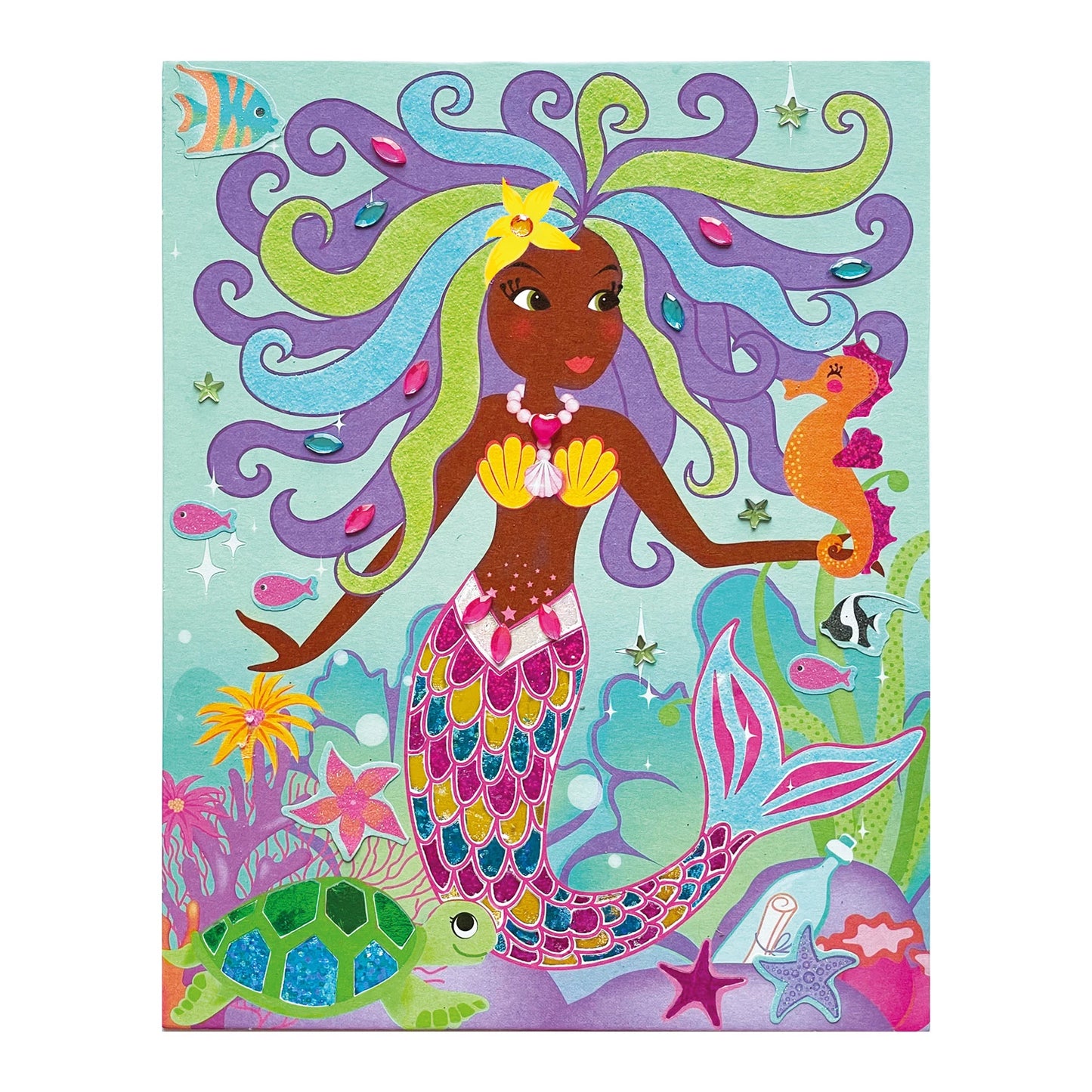 IMAGES DE SIRÈNES AVEC DU SABLE ET DU PAPIER D'ALUMINIUM
