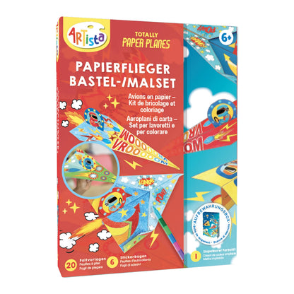 KIT POUR PEINDRE/CRÉER DES AVIONS EN PAPIER