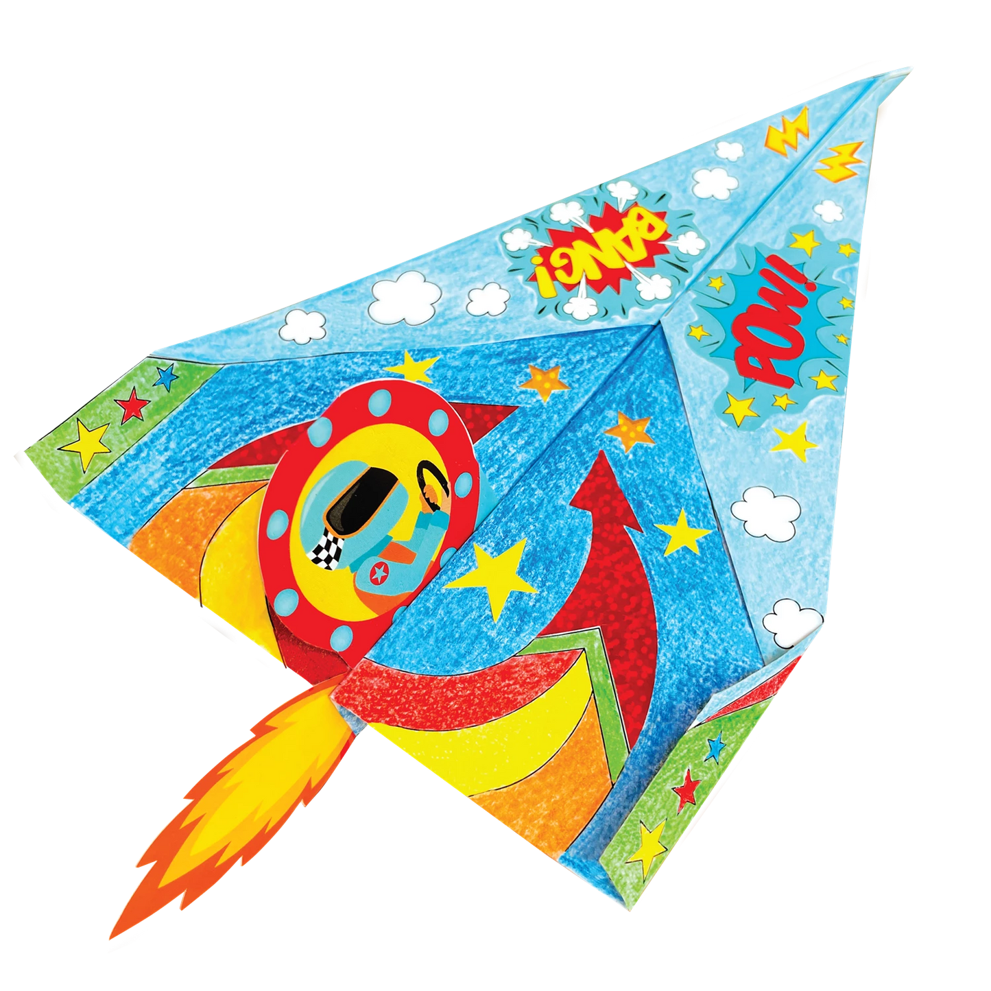 KIT POUR PEINDRE/CRÉER DES AVIONS EN PAPIER