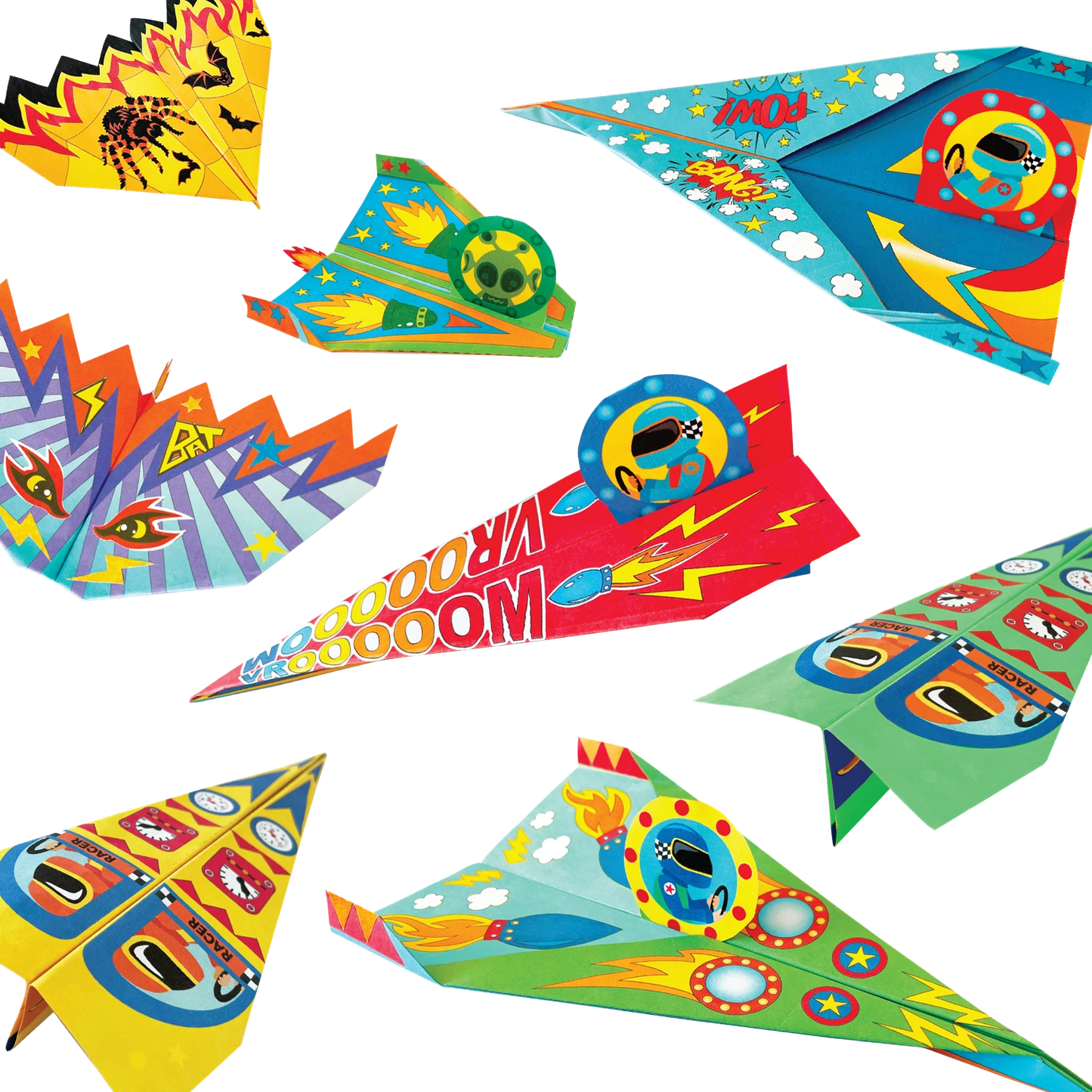 KIT POUR PEINDRE/CRÉER DES AVIONS EN PAPIER