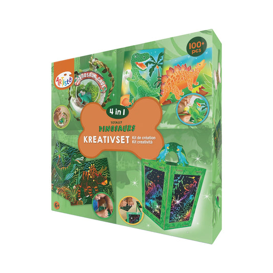 SET CREATIVO DINOSAURI 4 IN 1