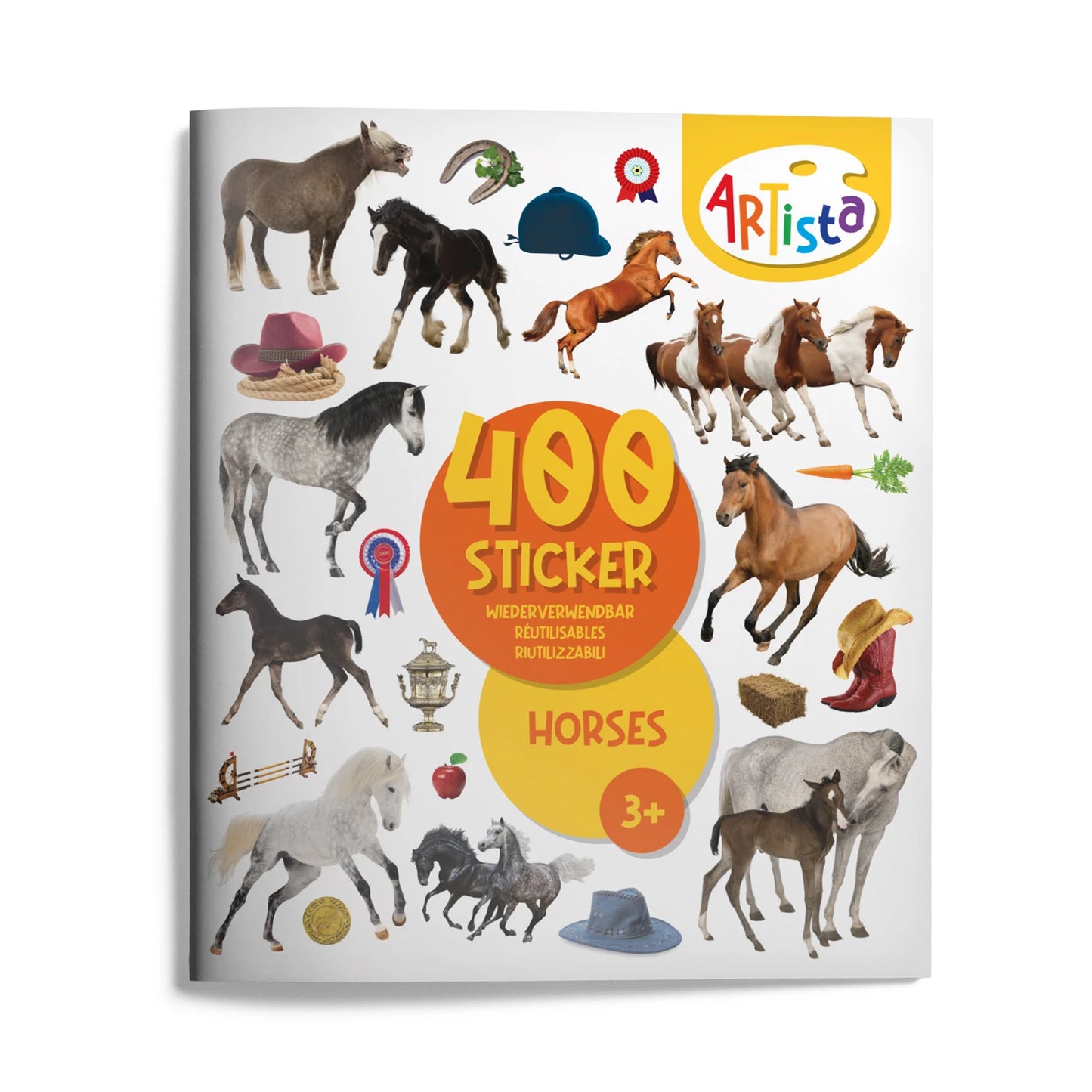 LIVRE D'AUTOCOLLANTS CHEVAUX