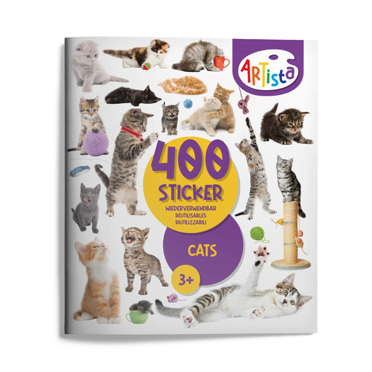 LIBRO DI ADESIVI PER GATTI