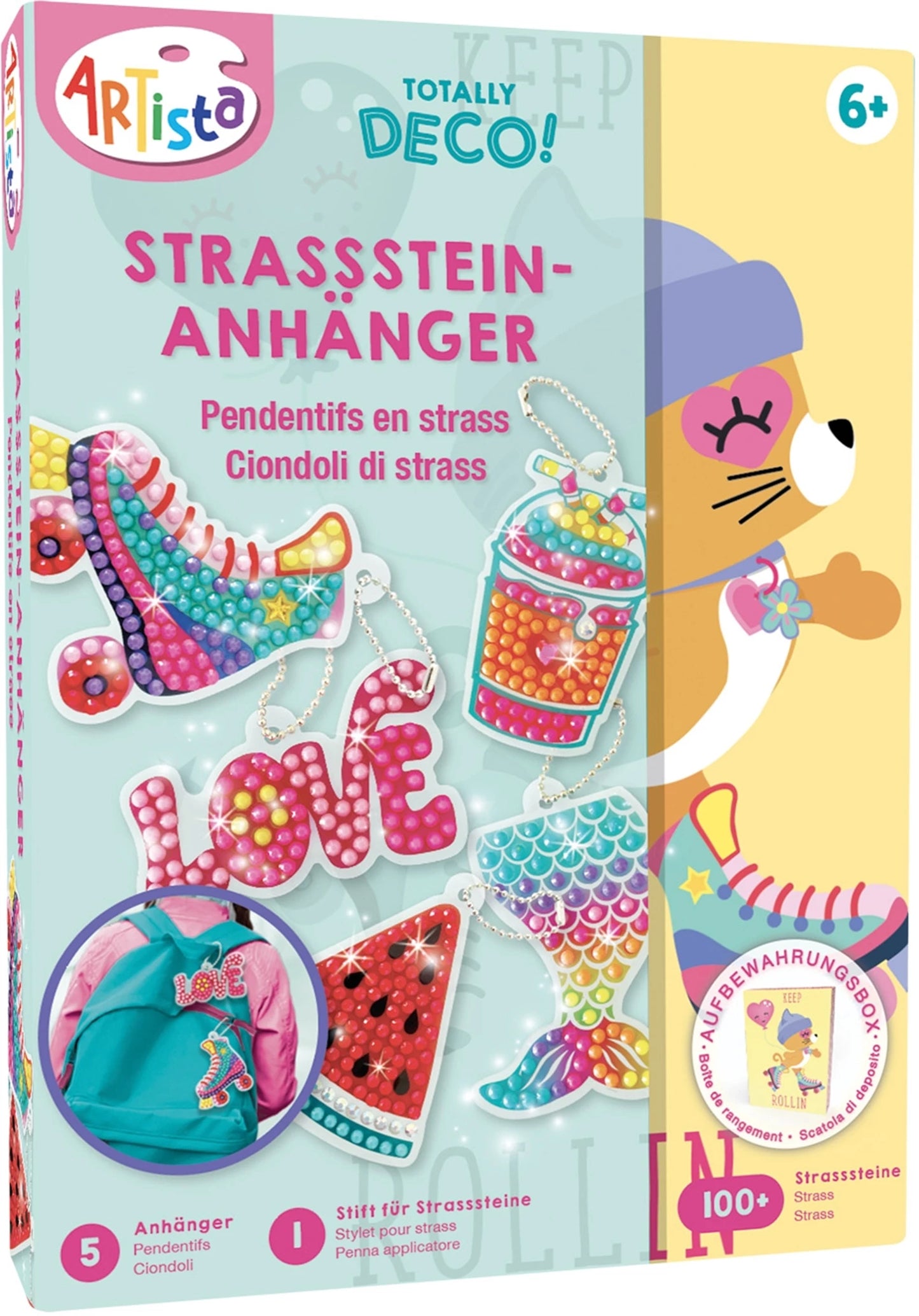 ANHÄNGER MIT STRASSSTEINEN