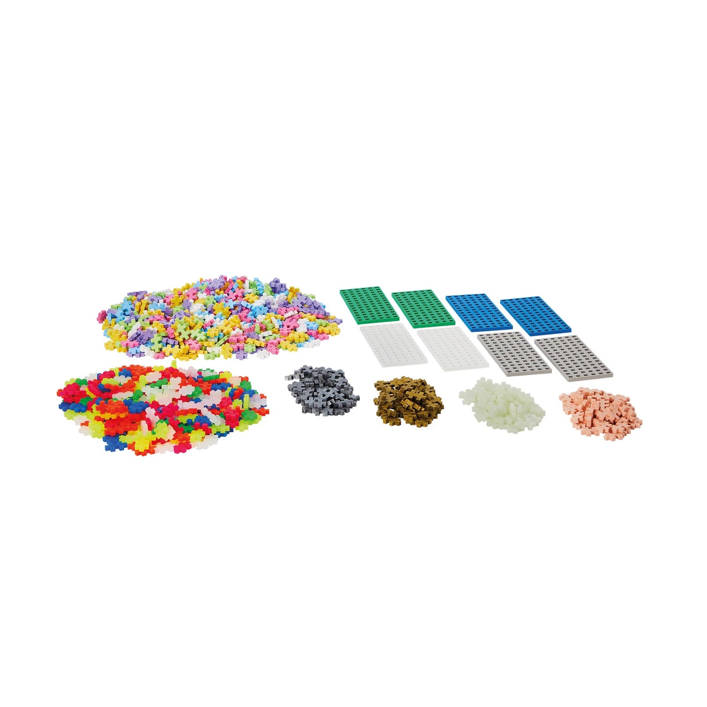 SUPER KIT DE 1200 BRIQUES CRÉATIVES COULEURS PASTEL