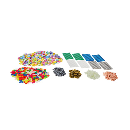 SUPER KIT DE 1200 BRIQUES CRÉATIVES COULEURS PASTEL