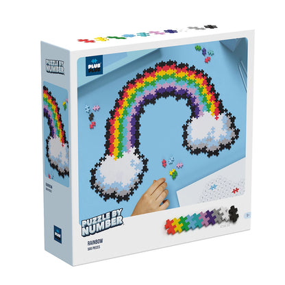 PUZZLE CRÉATIF DE 500 BLOCS DE CONSTRUCTION ARC-EN-CIEL