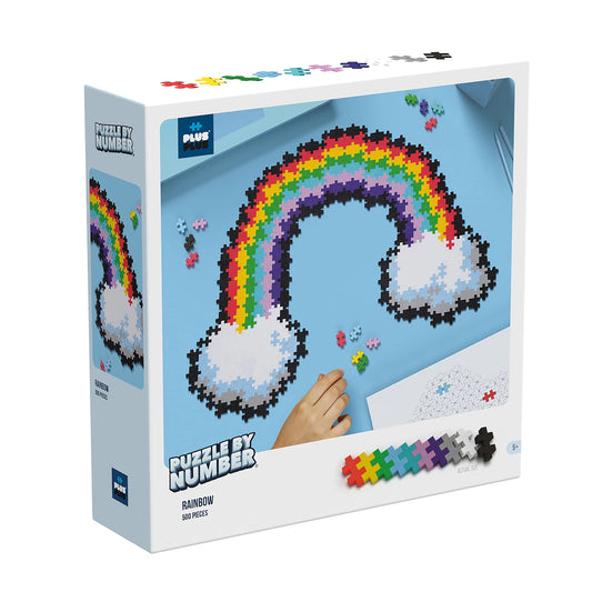 PUZZLE CREATIVO DA 500 BLOCCHI DA COSTRUZIONE ARCOBALENO