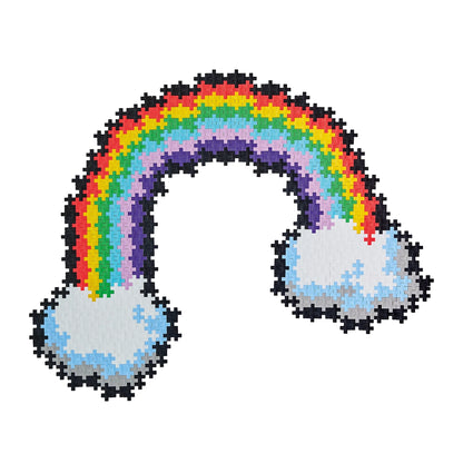 PUZZLE CRÉATIF DE 500 BLOCS DE CONSTRUCTION ARC-EN-CIEL