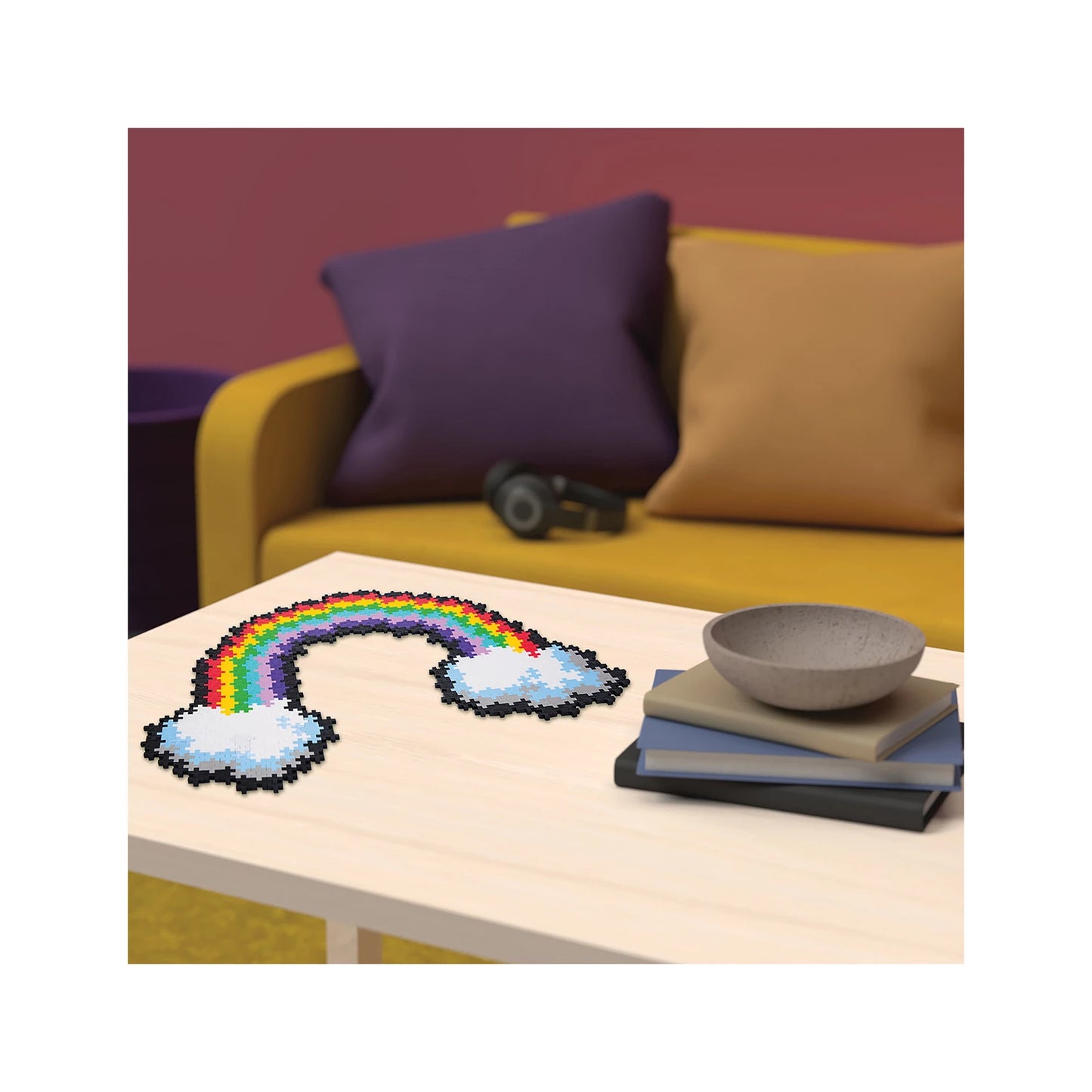 PUZZLE CRÉATIF DE 500 BLOCS DE CONSTRUCTION ARC-EN-CIEL