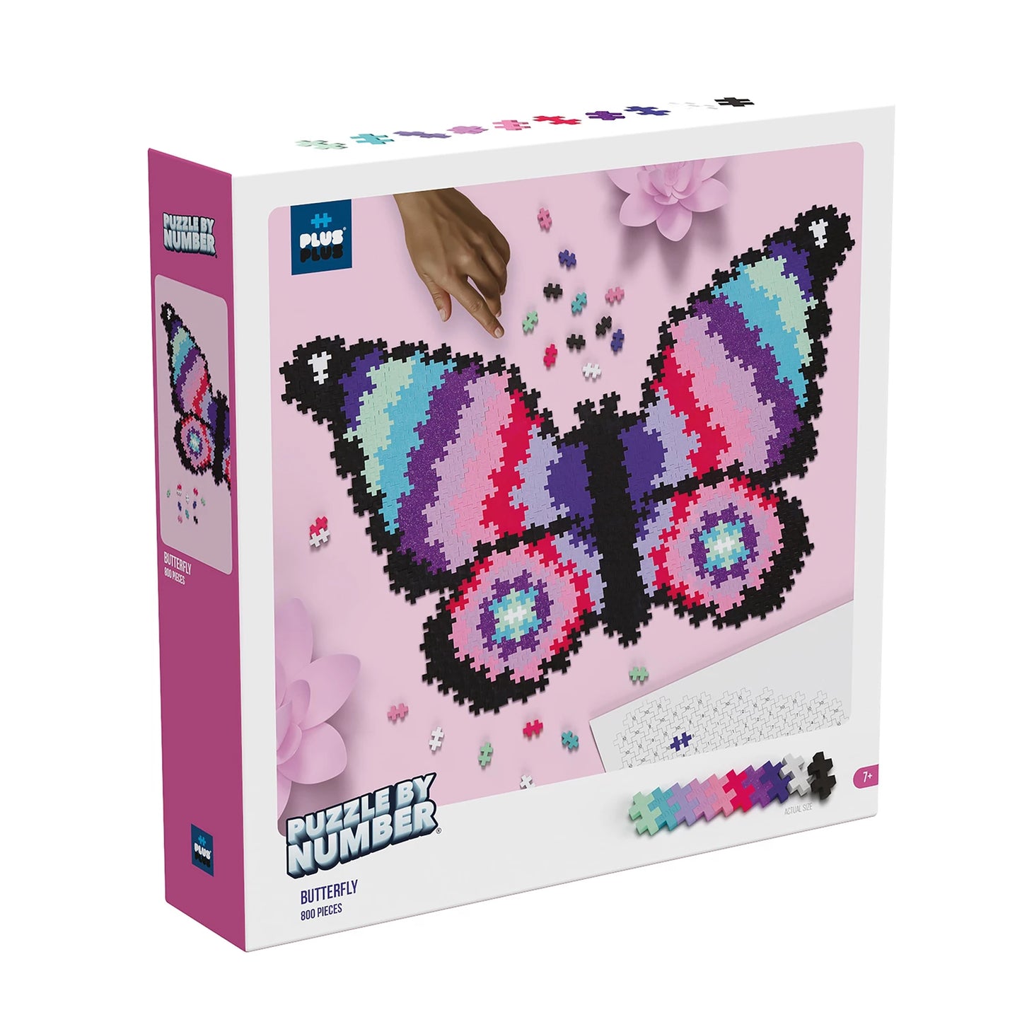 800 KREATIVE BAUSTEINE FÜR EIN SCHMETTERLINGS-PUZZLE