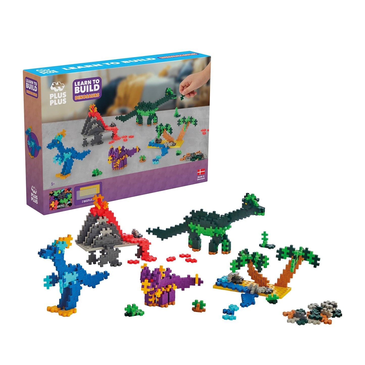600 BLOCS DE CONSTRUCTION CRÉATIFS DINOSAURES