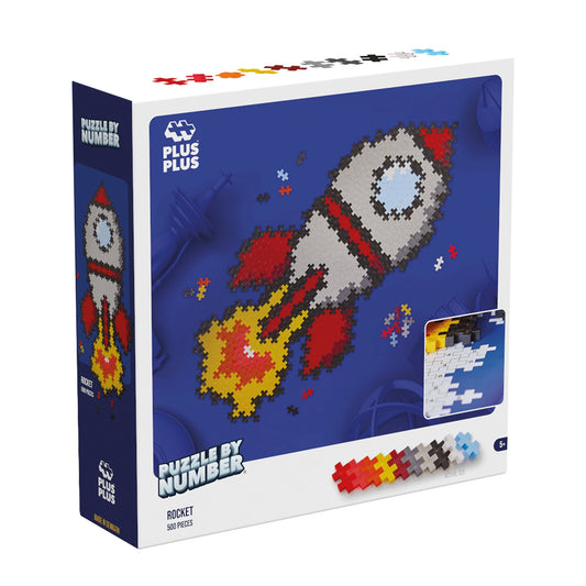 PUZZLE ROCKET CON 500 BLOCCHI CREATIVI