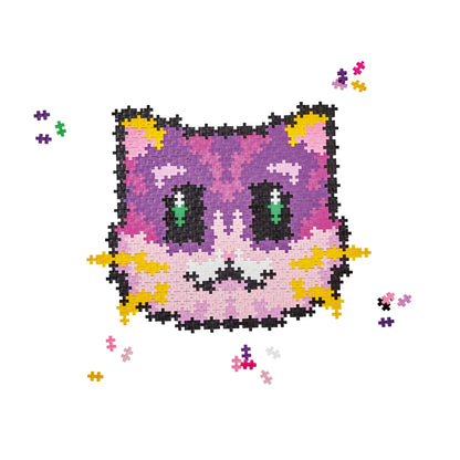 500 BLOCCHI CREATIVI PER COSTRUIRE IL PUZZLE DEL GATTO