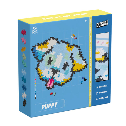500 BLOCCHI CREATIVI PER COSTRUIRE UN PUZZLE A FORMA DI CANE