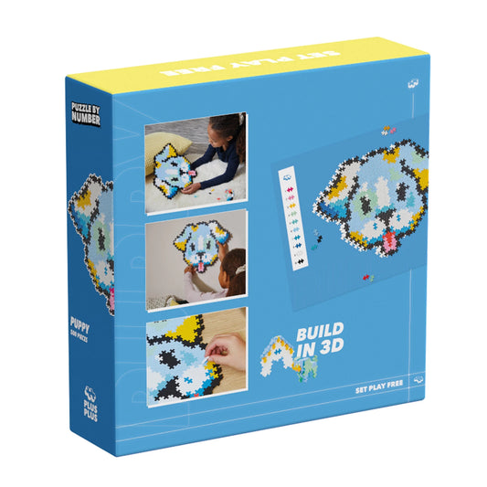 500 BLOCCHI CREATIVI PER COSTRUIRE UN PUZZLE A FORMA DI CANE