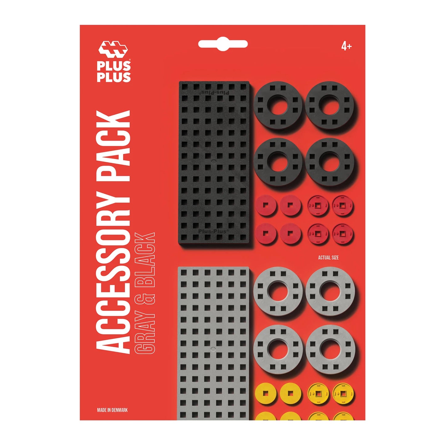 ENSEMBLE D'ACCESSOIRES À ROULETTES, GRIS/NOIR