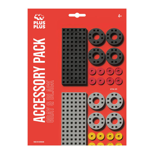 SET DI ACCESSORI CON RUOTE, GRIGIO/NERO