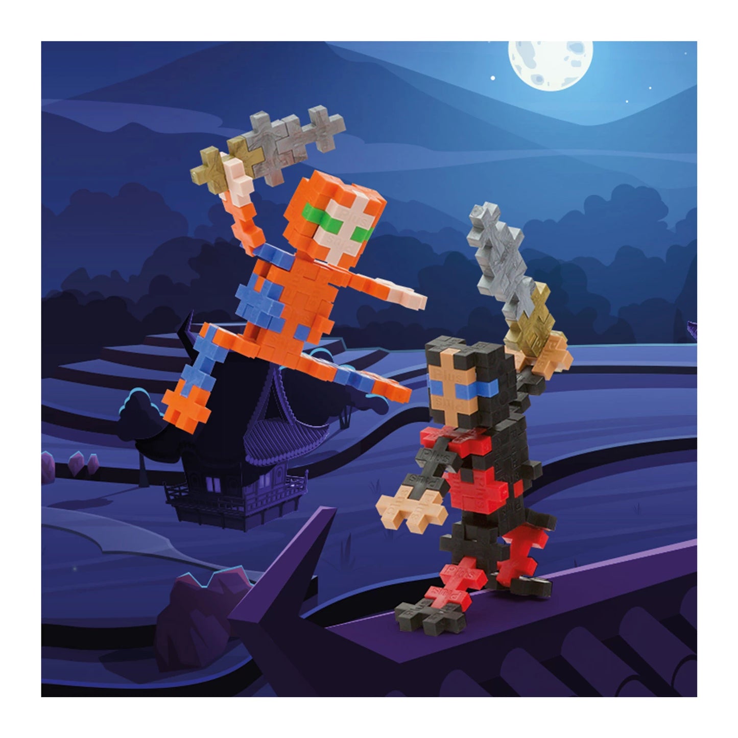 100 BLOCS DE CONSTRUCTION CRÉATIFS NINJA