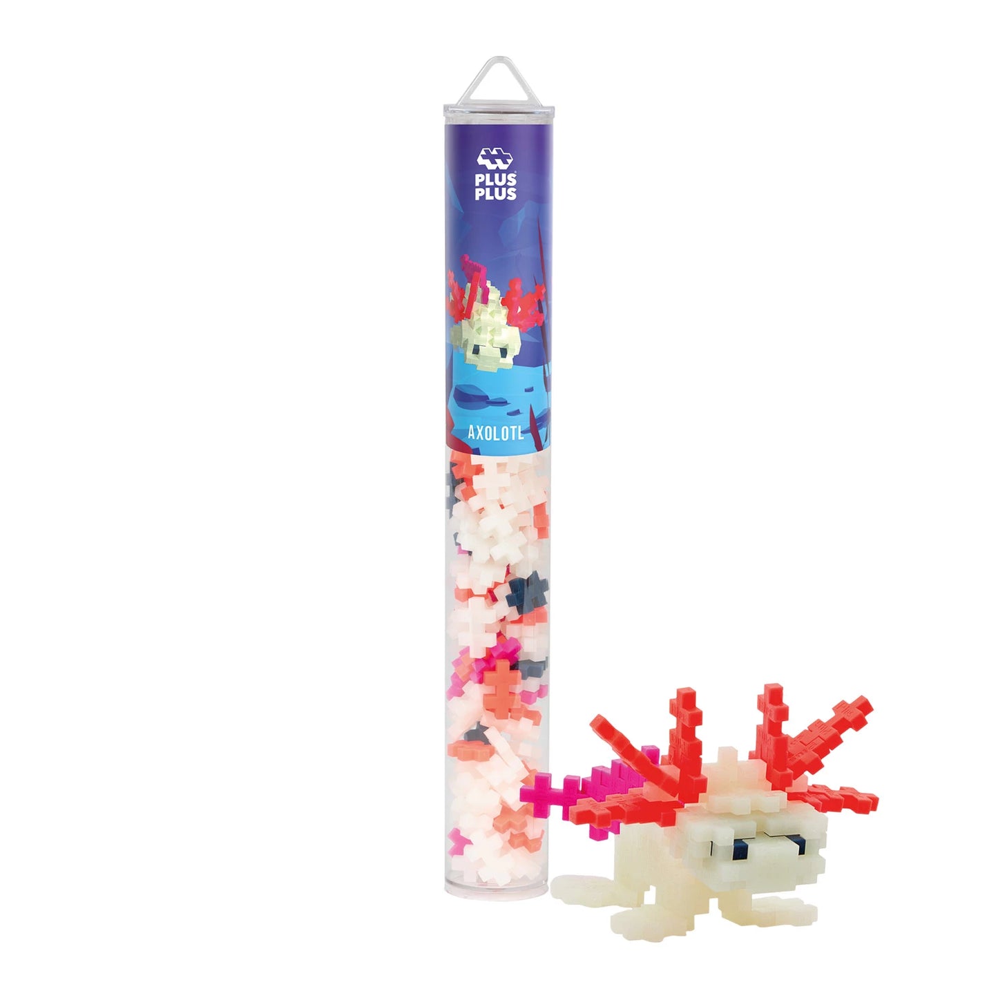 100 BLOCS CRÉATIFS POUR CONSTRUIRE UN AXOLOTL